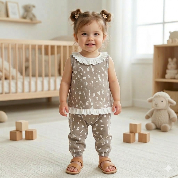 Conjunto Manga Siza y Pantalòn (Niña)