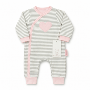 Pijama Cruzada en Algodón a Rayas para (Niña)