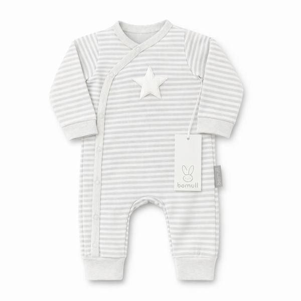 Pijama Cruzada en Algodón a Rayas para (Niño)