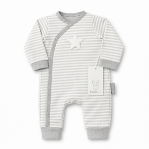 Pijama Cruzada en Algodón a Rayas para (Niño)